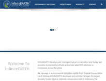Tablet Screenshot of infinite-earth.com